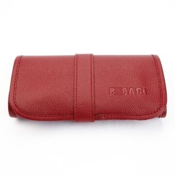 BBack Sanatsal Rulo Kalemlik Deri 36lı Kırmızı