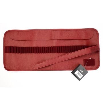 BBack Sanatsal Rulo Kalemlik Deri 36lı Kırmızı