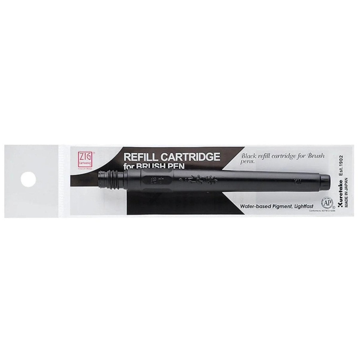 Zig Mangaka Brush Pen Siyah Refill