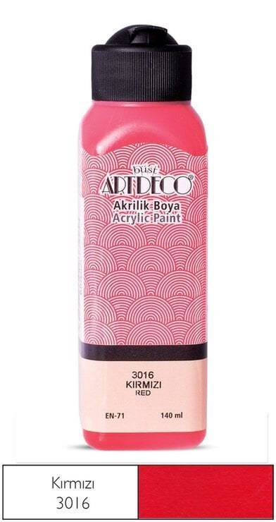 Artdeco Akrilik Boya 140ml 3016 Kırmızı