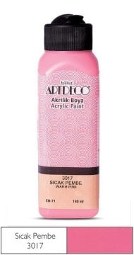 Artdeco Akrilik Boya 140ml 3017 Sıcak Pembe