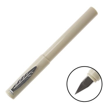 Jinhao Dolma Kalem Yaprak Klipsli Extra Fine Mat Beyaz