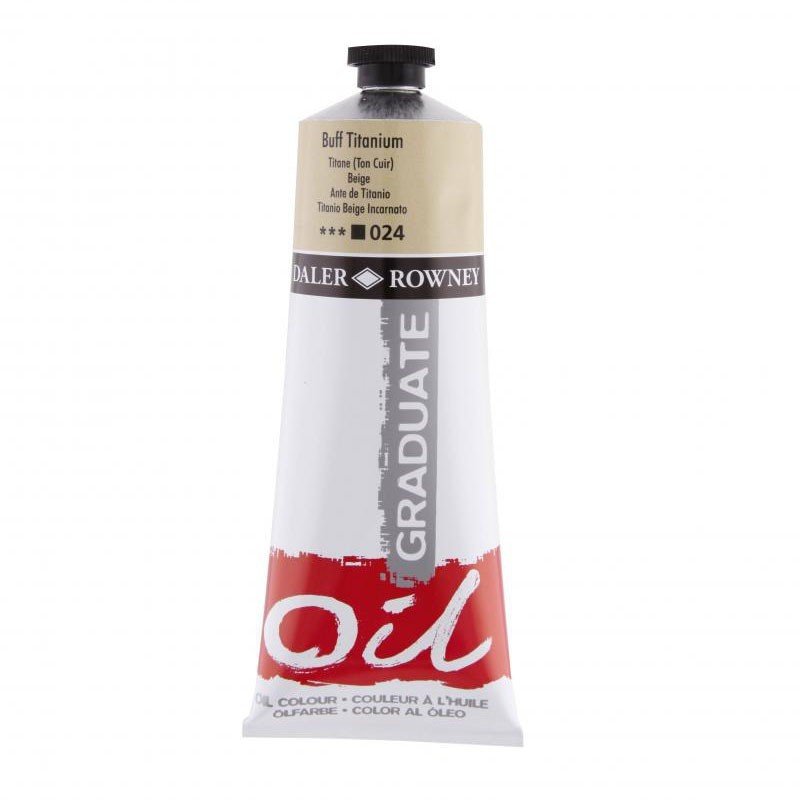 Daler Rowney Graduate Yağlı Boya 200ml 024 Buff Titanium
