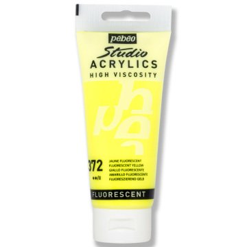 Pebeo Studio Akrilik Boya 100ml 372 Fluorescent Yellow