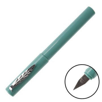 Jinhao Dolma Kalem Yaprak Klipsli Extra Fine Mat Turkuaz