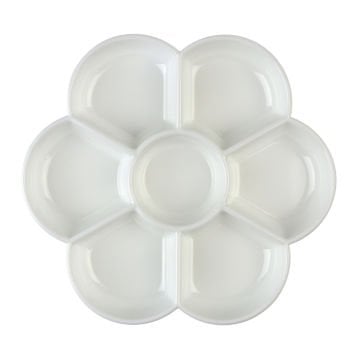 Art Elegant Şeffaf Palet Papatya 17cm 7 Gözlü