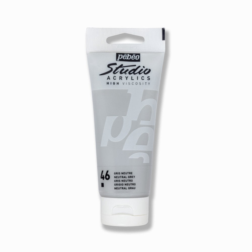 Pebeo Studio Akrilik Boya 100ml 46 Neutral Grey