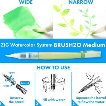 Zig Gansai Tambi Taş Sulu Boya Seti 14 Renk Cep Tipi