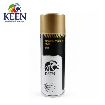 Keen Akrilik Sprey Boya 400ml Deko Metallic Gold