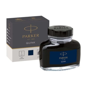 Parker Quink Dolmakalem Mürekkep Şişesi 57ml Mavi-Siyah