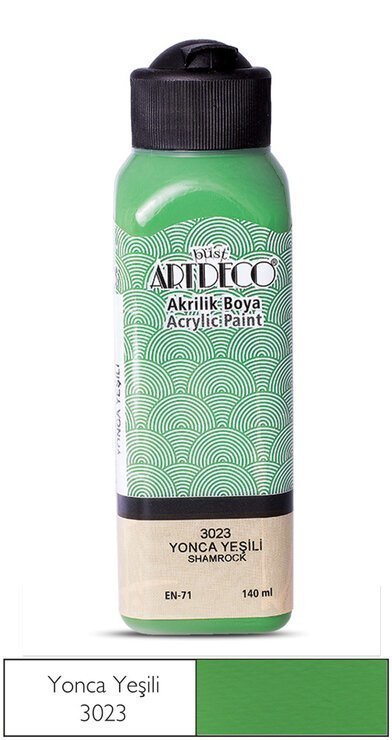 Artdeco Akrilik Boya 140ml 3023 Yonca Yeşili