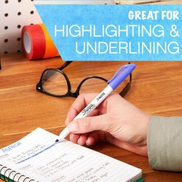 Sharpie Snote Fosforlu Kalem 12li Set Kesik Uç