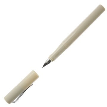 Jinhao Dolma Kalem Yaprak Klipsli Fine Mat Beyaz