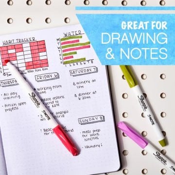 Sharpie Snote Fosforlu Kalem 20li Set Kesik Uç
