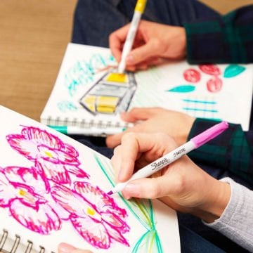 Sharpie Snote Fosforlu Kalem 20li Set Kesik Uç
