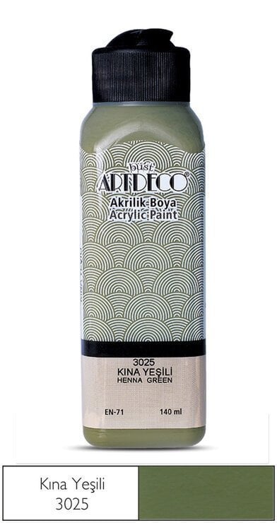Artdeco Akrilik Boya 140ml 3025 Kına Yeşili