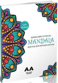 Mandala Boyama Kıtabı Renklerin Tutkusu
