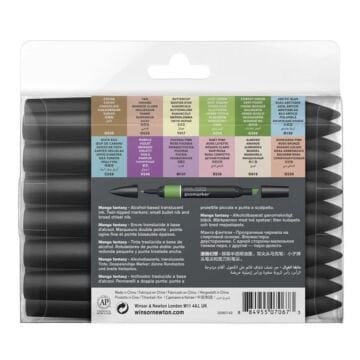 Winsor Newton Promarker 12+1 Set Manga Fantasy