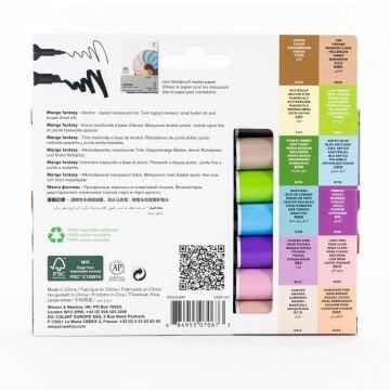 Winsor Newton Promarker 12+1 Set Manga Fantasy