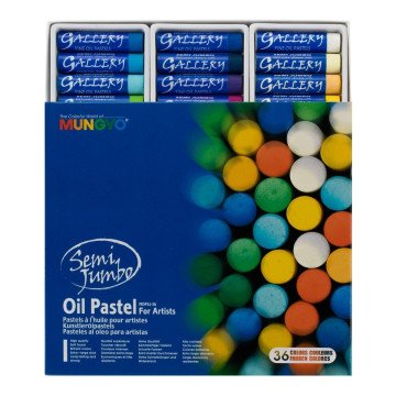 Mungyo Yağlı Pastel Jumbo Boy Karton Kutu 36lı