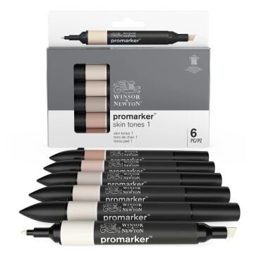 Winsor Newton Promarker Skin Tones 1 6lı