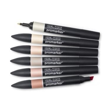 Winsor Newton Promarker Skin Tones 1 6lı