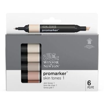 Winsor Newton Promarker Skin Tones 1 6lı