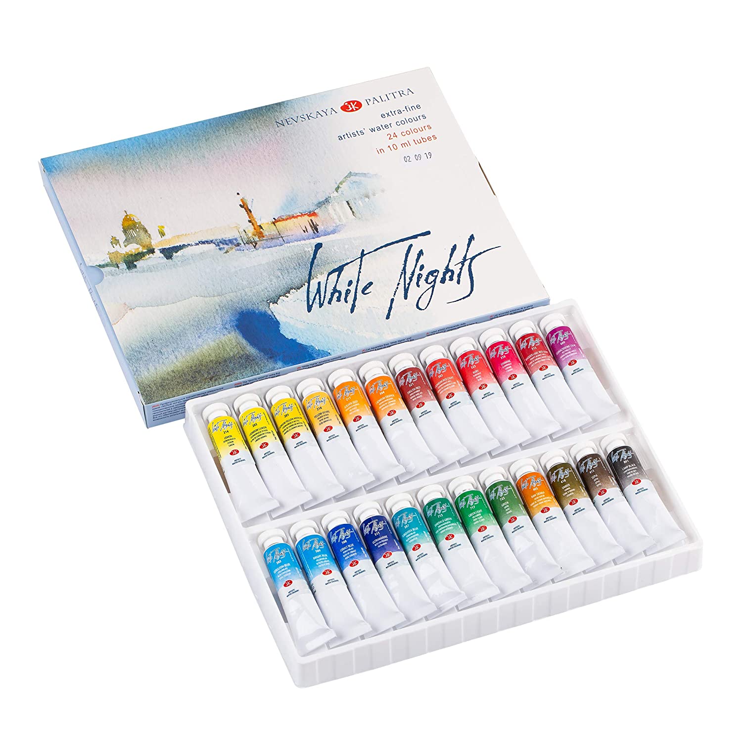 St. Petersburg White Nights 10ml x 24lü Tüp Sulu Boya
