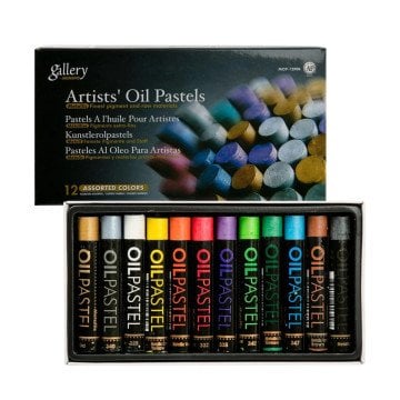 Mungyo Gallery Yağlı Pastel Boya Seti Metalik Renkler 12li