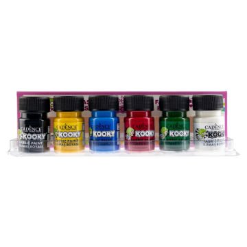 Cadence Kooky Kumaş Boya Seti 6x30ml