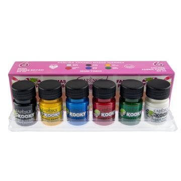 Cadence Kooky Kumaş Boya Seti 6x30ml