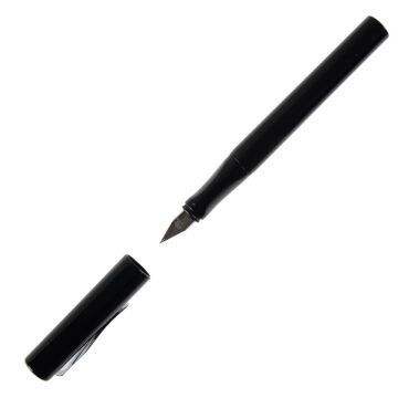Jinhao Dolma Kalem Yaprak Klipsli Fine Mat Siyah