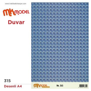 MK Model Desenli A4 No: 315 Duvar