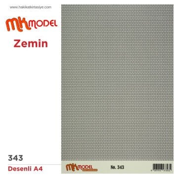 MK Model Desenli A4 No: 343 Zemin