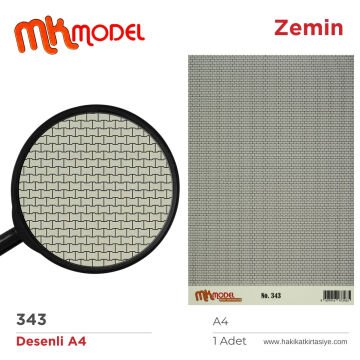 MK Model Desenli A4 No: 343 Zemin