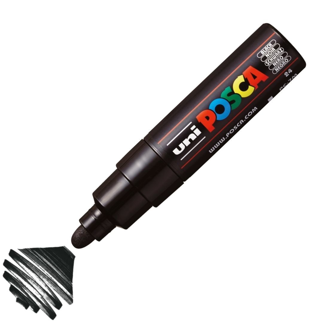 Uni Posca Marker Pc-7m Bold 4.5-5.5 mm Black