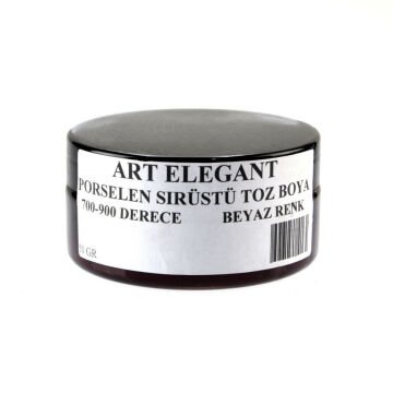 Art Elegant Porselen Sırüstü Toz Boya 50gr Beyaz