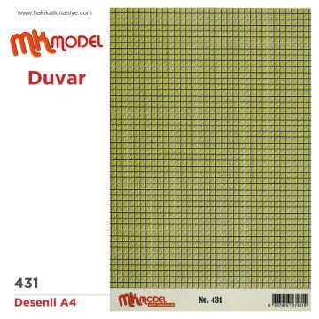 MK Model Desenli A4 No: 431 Duvar