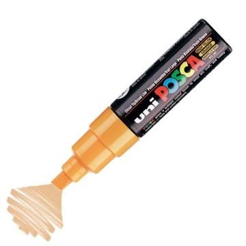 Uni Posca Marker Pc-8k Bold 8.0 Mm Light Orange