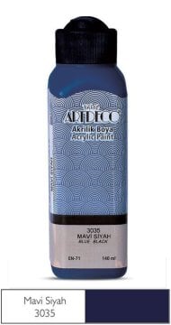 Artdeco Akrilik Boya 140ml 3035 Mavi Siyah