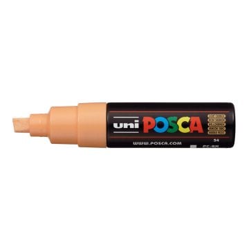 Uni Posca Marker Pc-8k Bold 8.0 Mm Light Orange