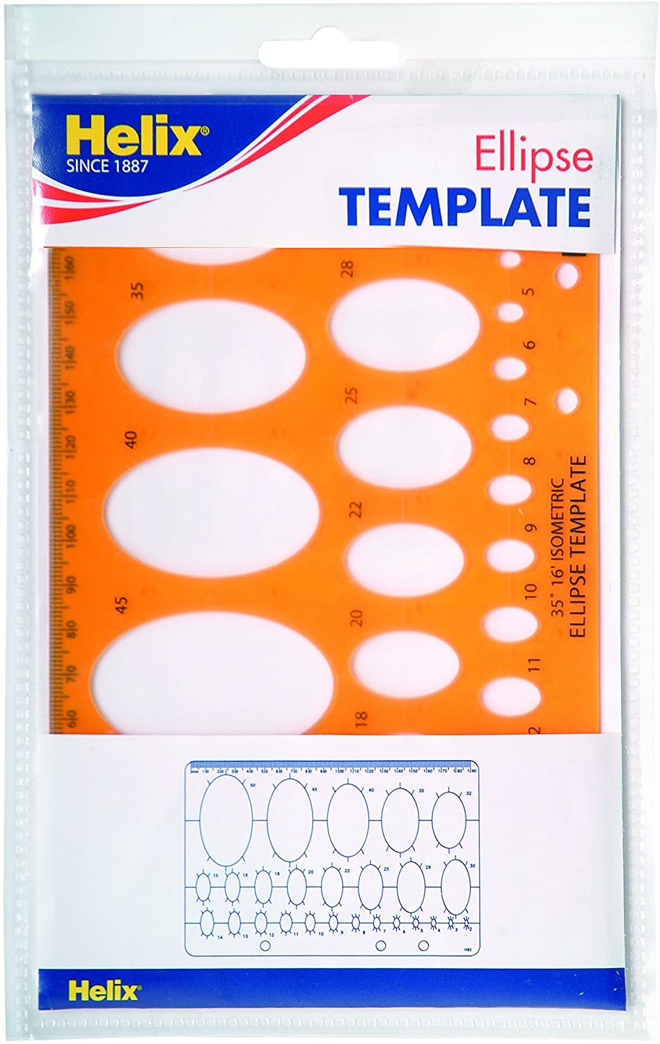 Helix Ellipse Template (elips şablon)
