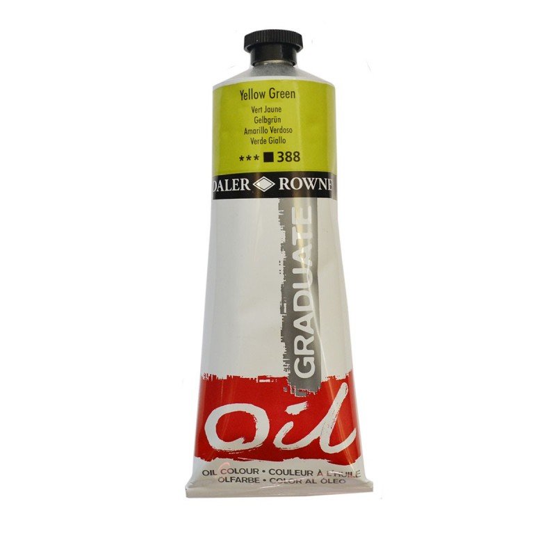 Daler Rowney Graduate Yağlı Boya 200ml 388 Yellow Green