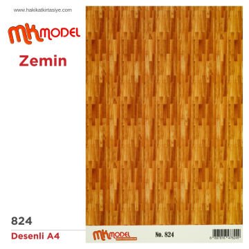 MK Model Desenli A4 No: 824 Zemin