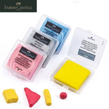 Faber Castell Plastik Kutulu Hamur Silgi Trend Renkler