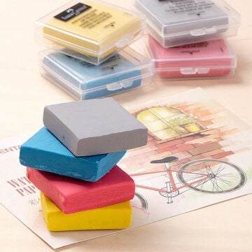 Faber Castell Plastik Kutulu Hamur Silgi Trend Renkler