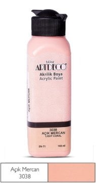 Artdeco Akrilik Boya 140ml 3038 Açık Mercan
