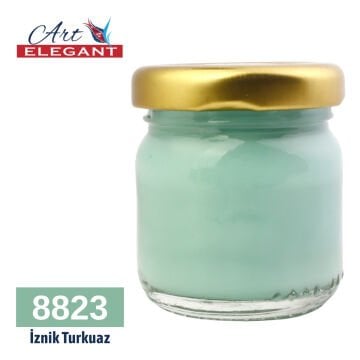 Art Elegant Seramik Ve Çini Boya 40gr 8823 İznik Turkuaz