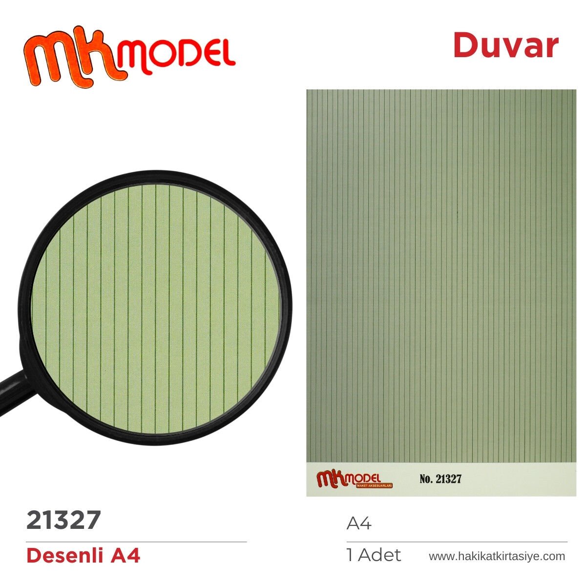MK Model Desenli A4 No: 21327 Duvar