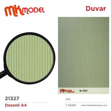 MK Model Desenli A4 No: 21327 Duvar